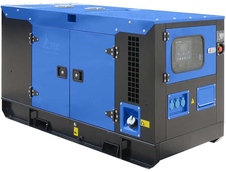 Дизельный генератор ТСС АД-50С-Т400-1РКМ16 в шумозащитном кожухе Дизель электростанции фото, изображение