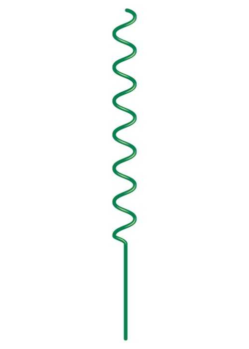 Опора спиральная, высота 0.8 м, D проволоки 5 мм Россия Опоры для растений фото, изображение