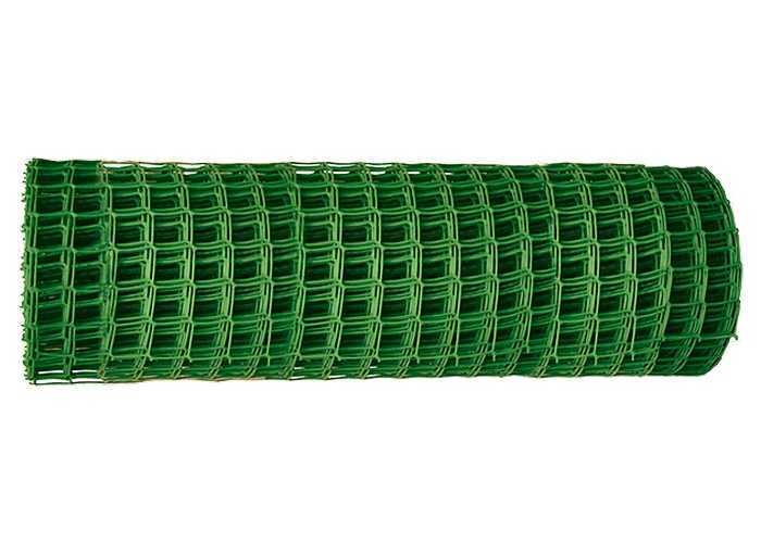 Решетка заборная в рулоне, 1 х 20 м, ячейка 15 х 15 мм, пластиковая, зеленая, Россия Решетки заборные фото, изображение