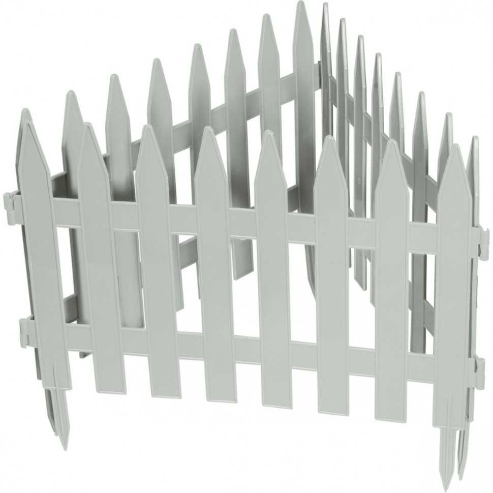 Забор декоративный "Рейка", 28 х 300 см, белый, Россия, Palisad Заборы декоративные фото, изображение