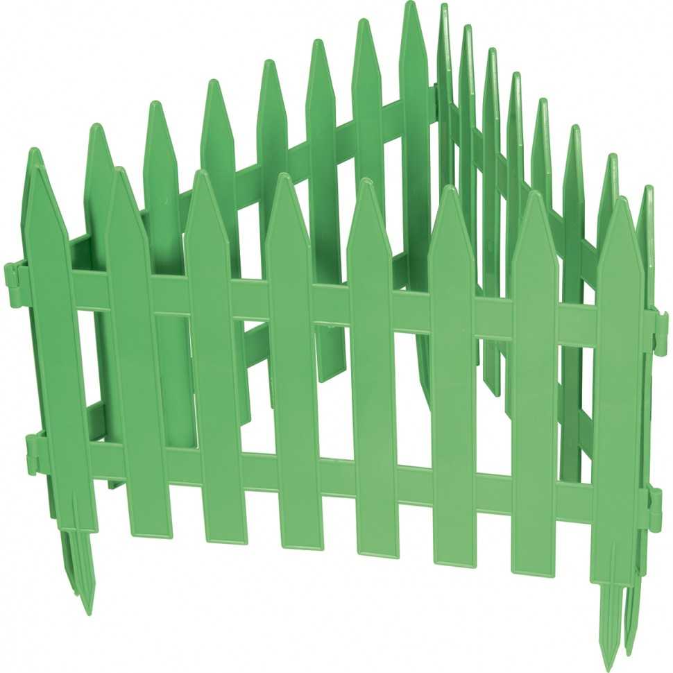 Забор декоративный "Рейка", 28 х 300 см, зеленый, Россия, Palisad Заборы декоративные фото, изображение